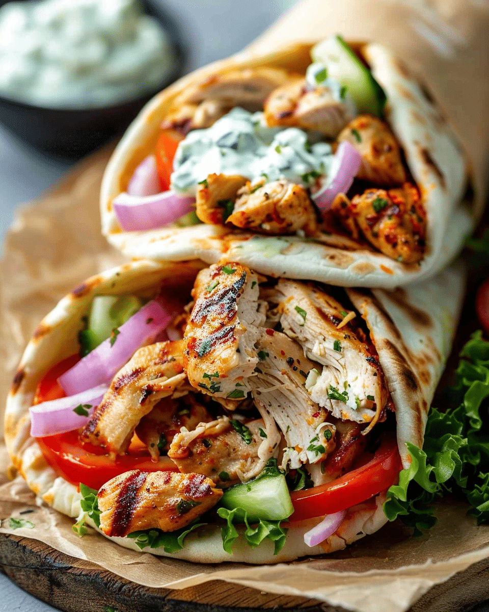 Greek Chicken Gyros Recipe