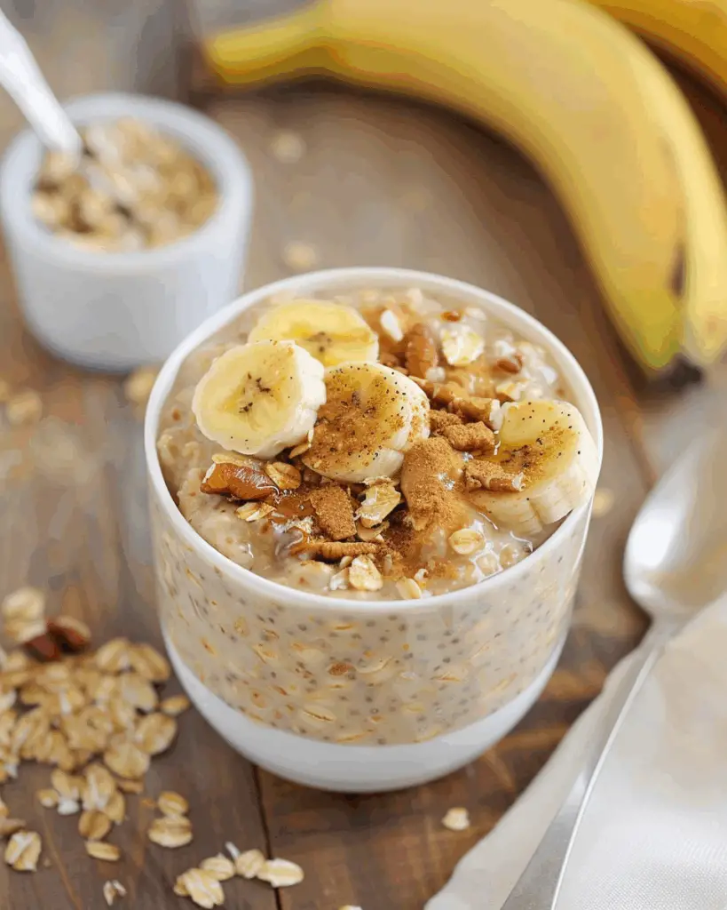 Banana Bread Overnight Oats