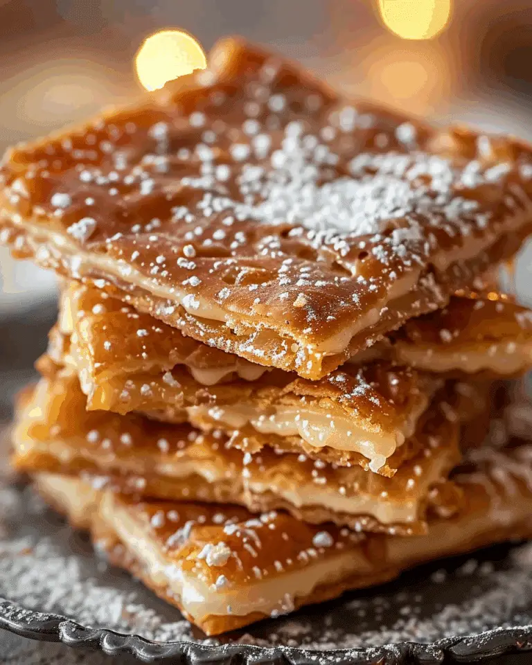 Churro Saltine Toffee