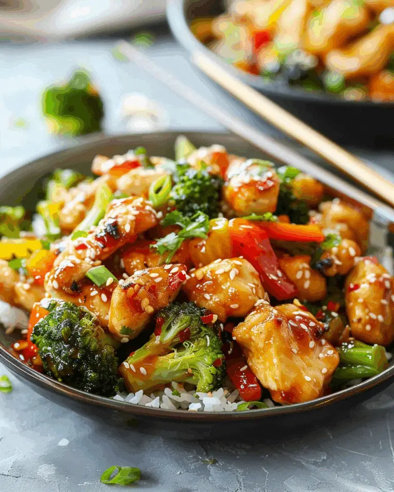 Honey Garlic Chicken Stir Fry