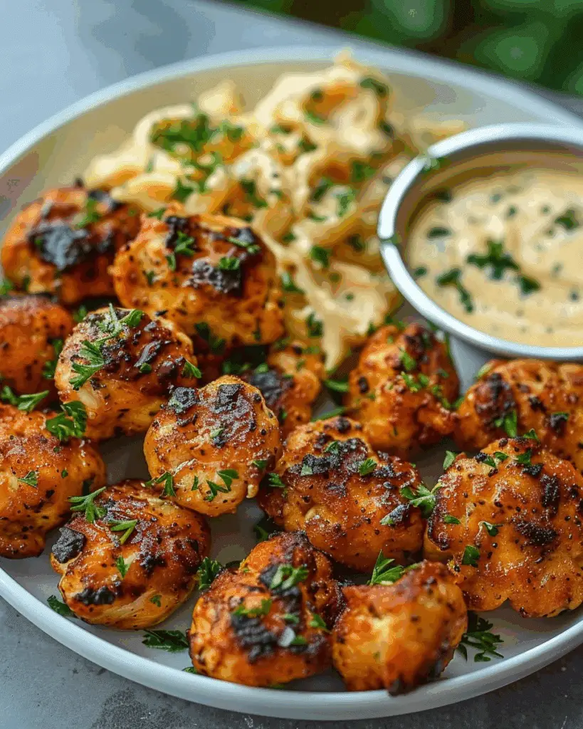 Maple Garlic Chicken Bites with Spicy Cajun Alfredo
