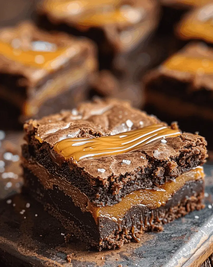 Salted Caramel Swirl Brownies: A Decadent Treat