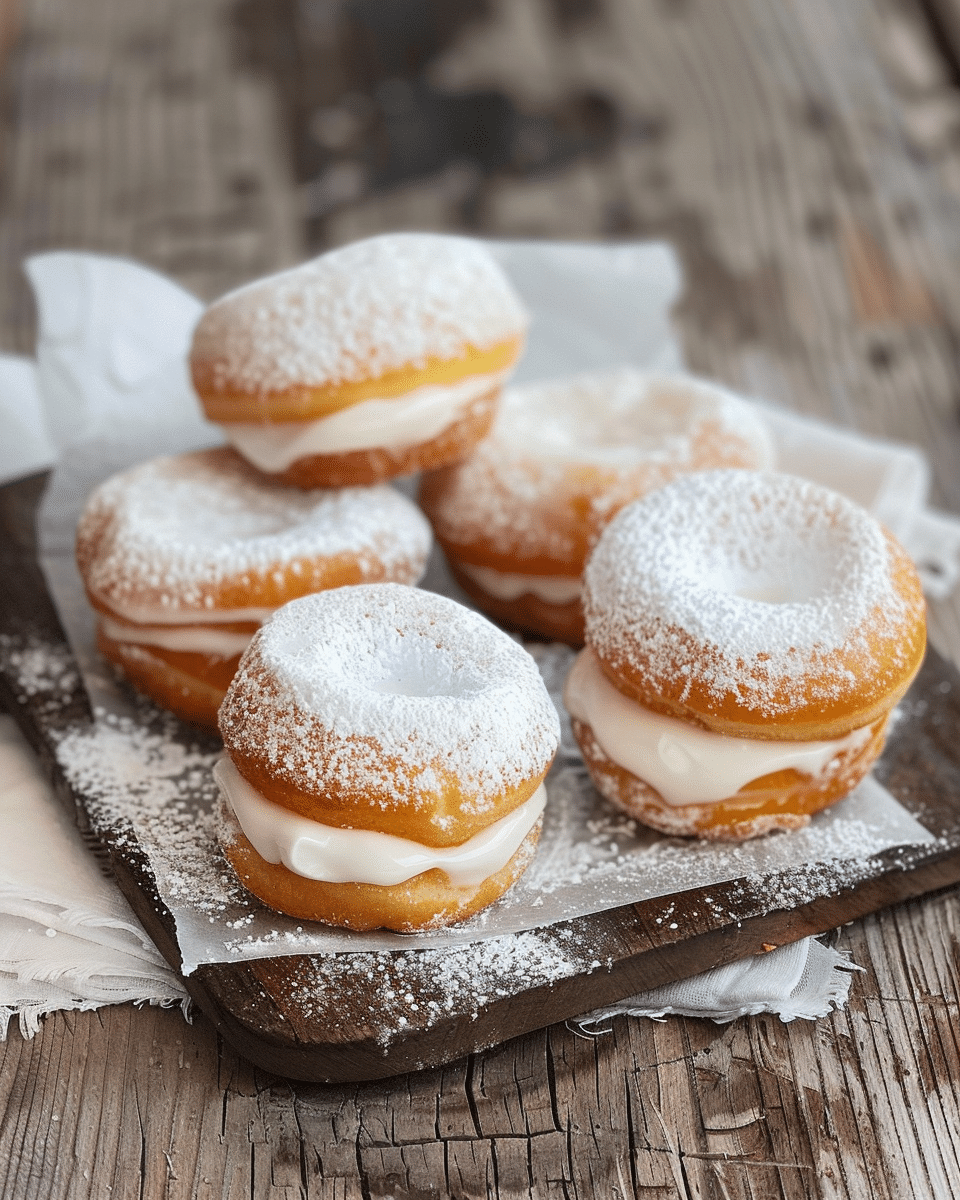 Korean Milk Cream Donuts Recipe