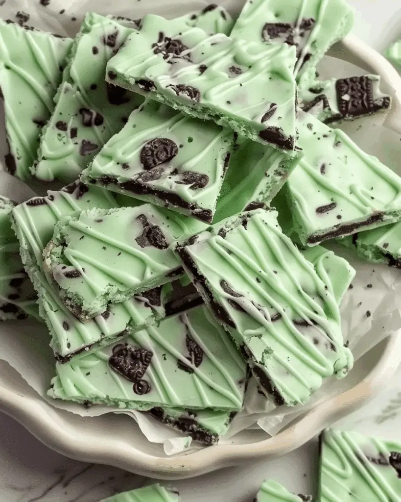 Mint Oreo Bark