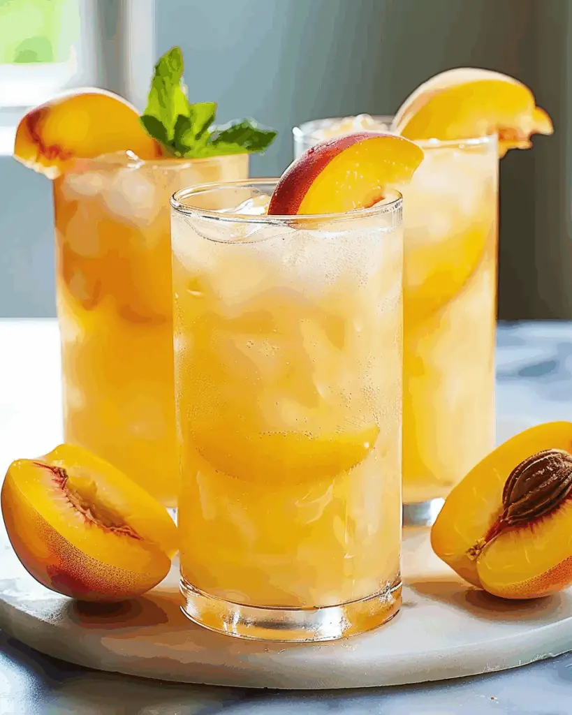 Refreshing Peach Lemonade
