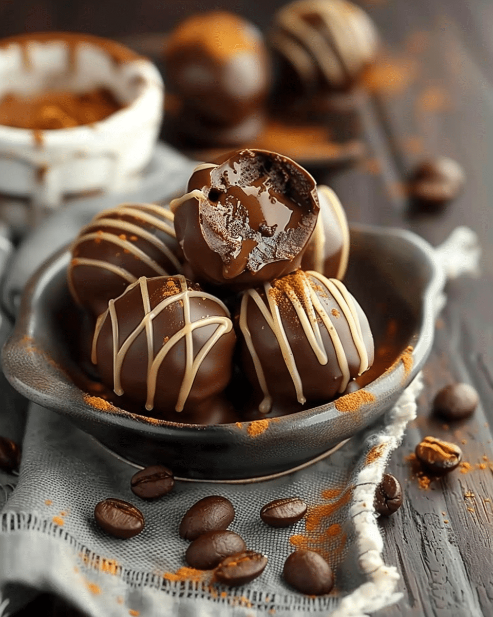 Caramel Espresso Truffles
