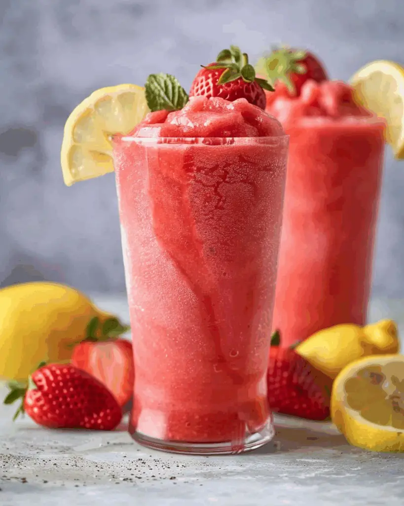 The Best Strawberry Frozen Lemonade Recipe
