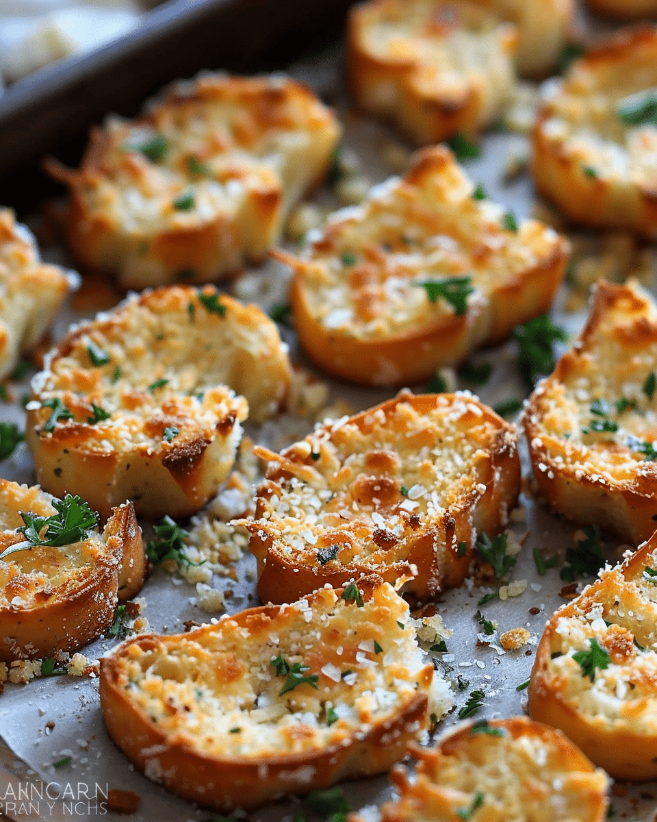 Garlic Bread Ritz Bits
