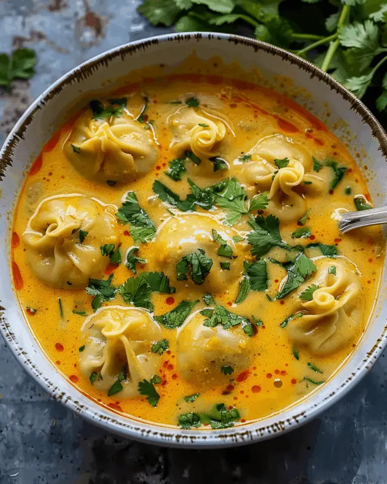 Dumpling Curry Soup