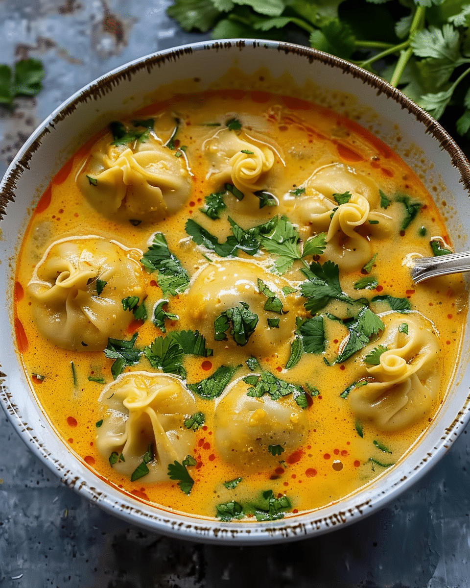 Dumpling Curry Soup