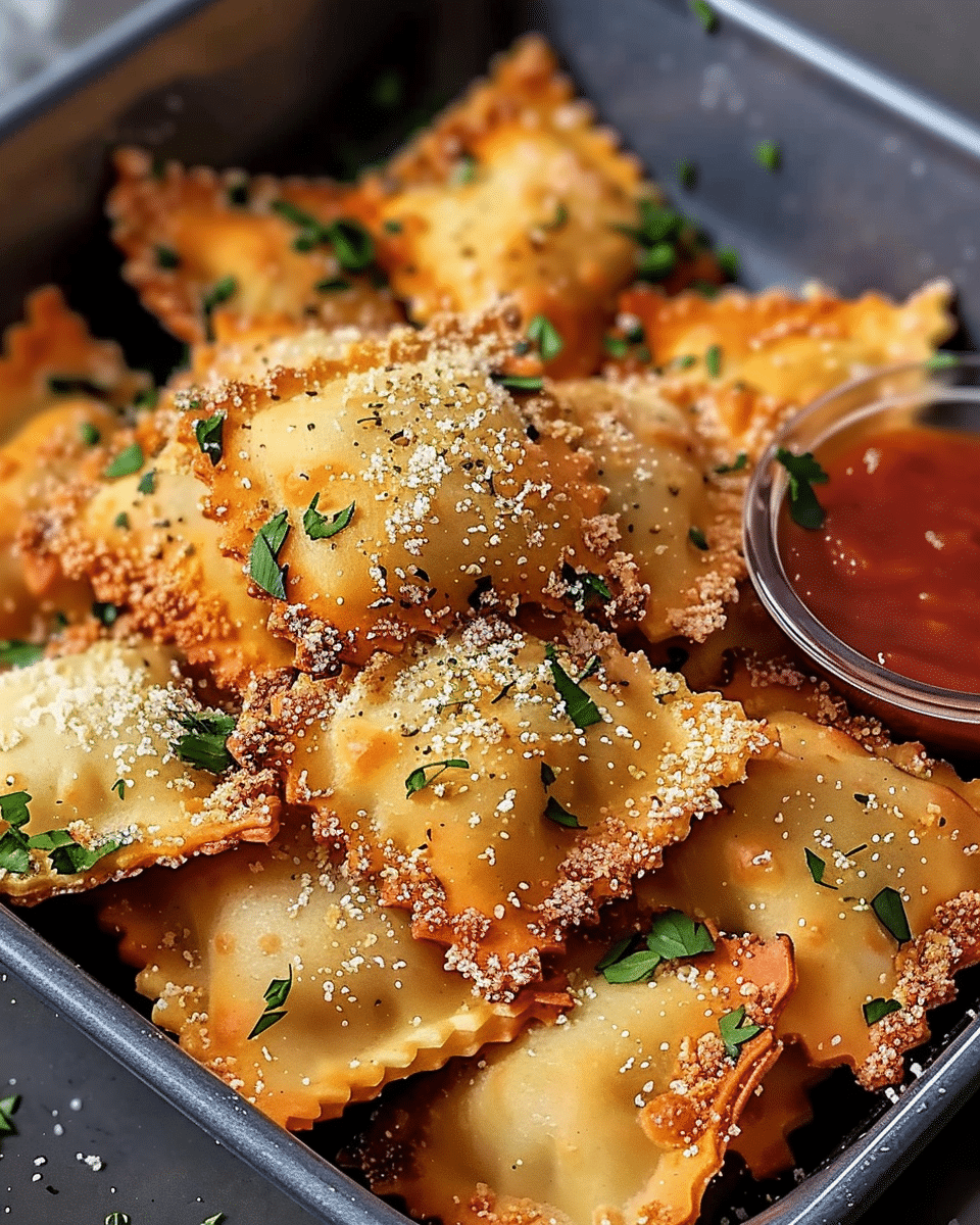 Toasted Ravioli (Air Fryer or Oven)