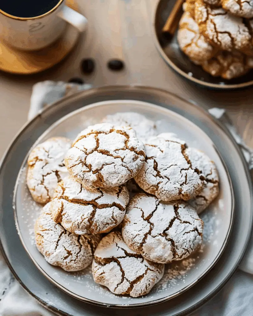 Cinnamon Coffee Crinkles