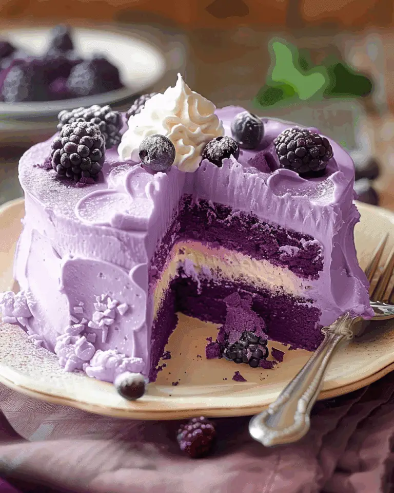 Ube Tres Leches Cake