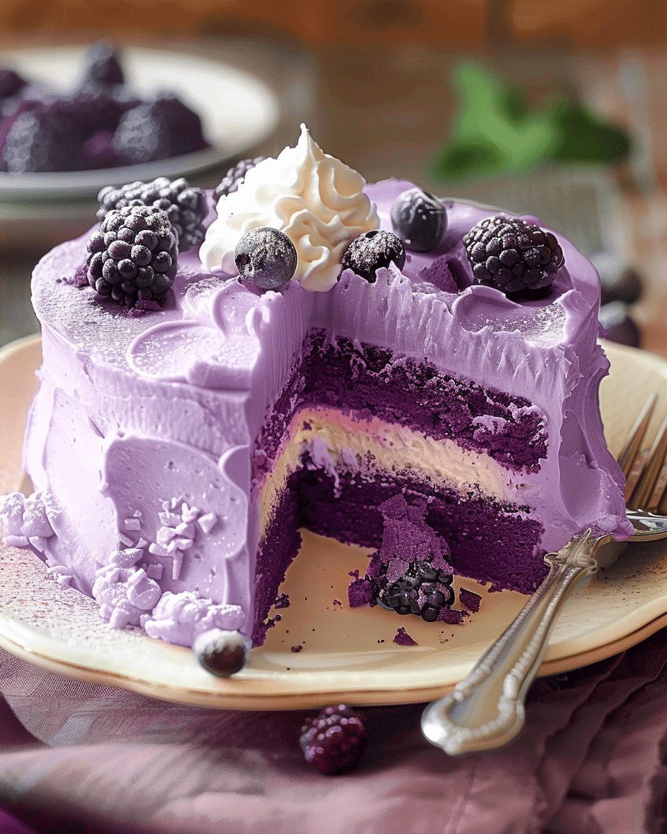 Ube Tres Leches Cake