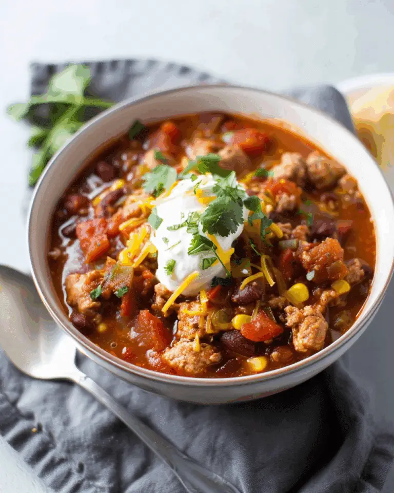 Hearty Turkey Chili