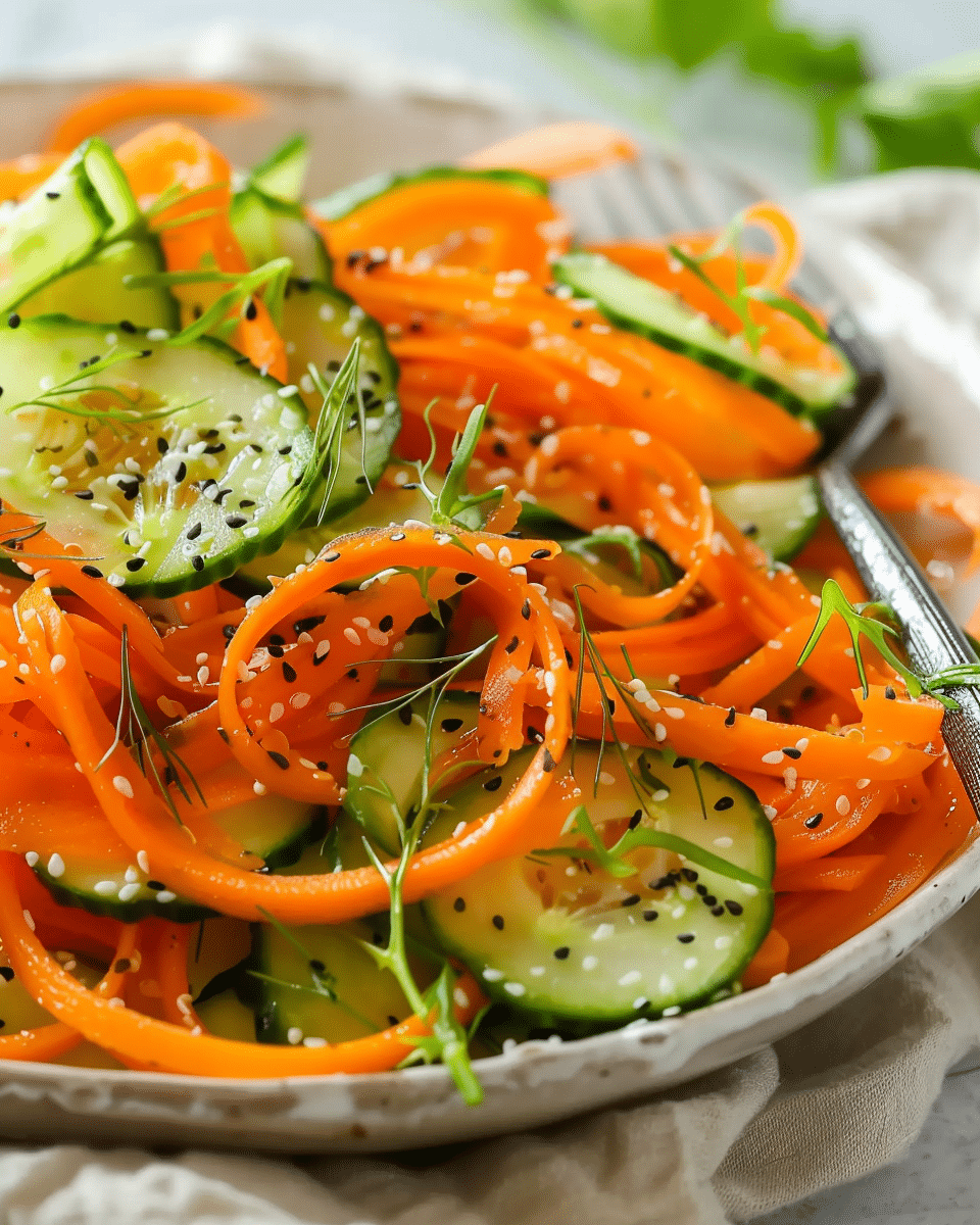Cucumber Carrot Salad Recipe