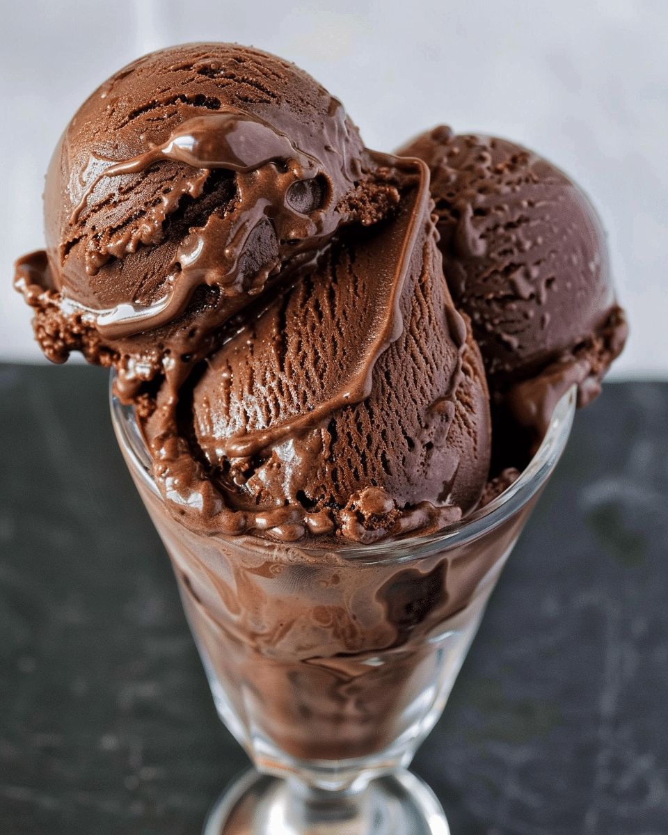 Dark Chocolate Italian Gelato