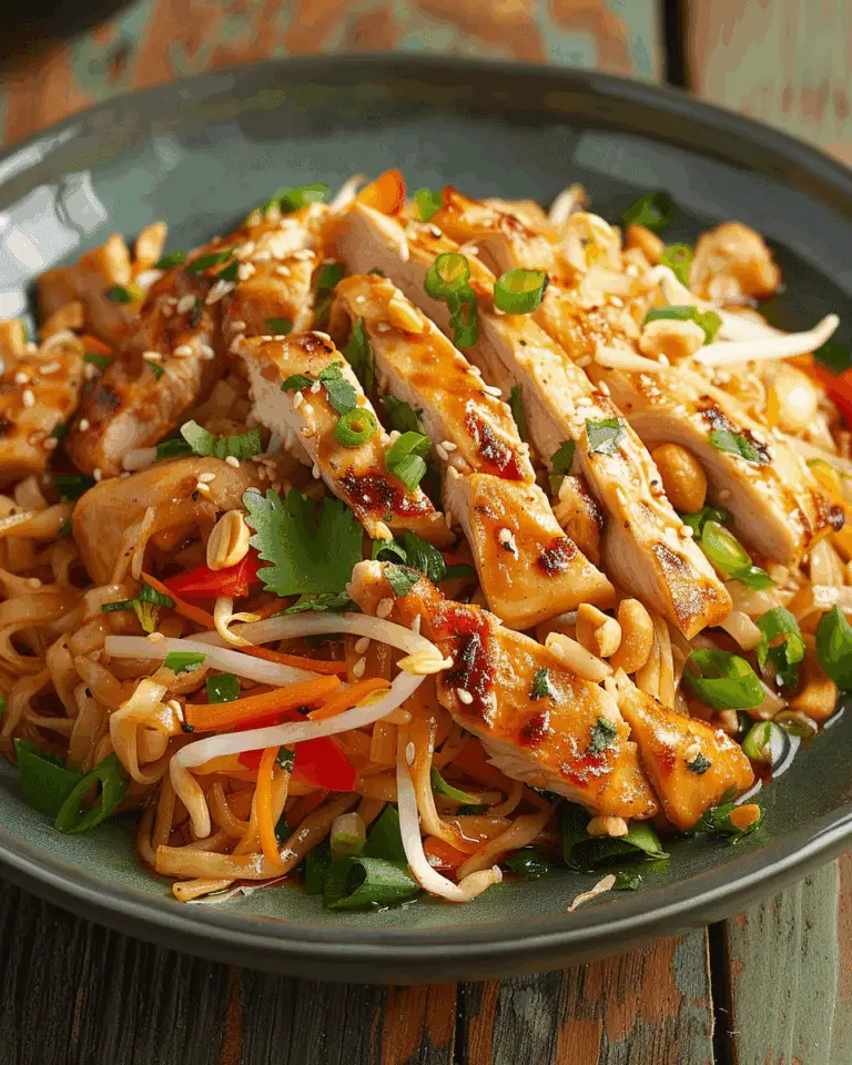Homemade Chicken Pad Thai