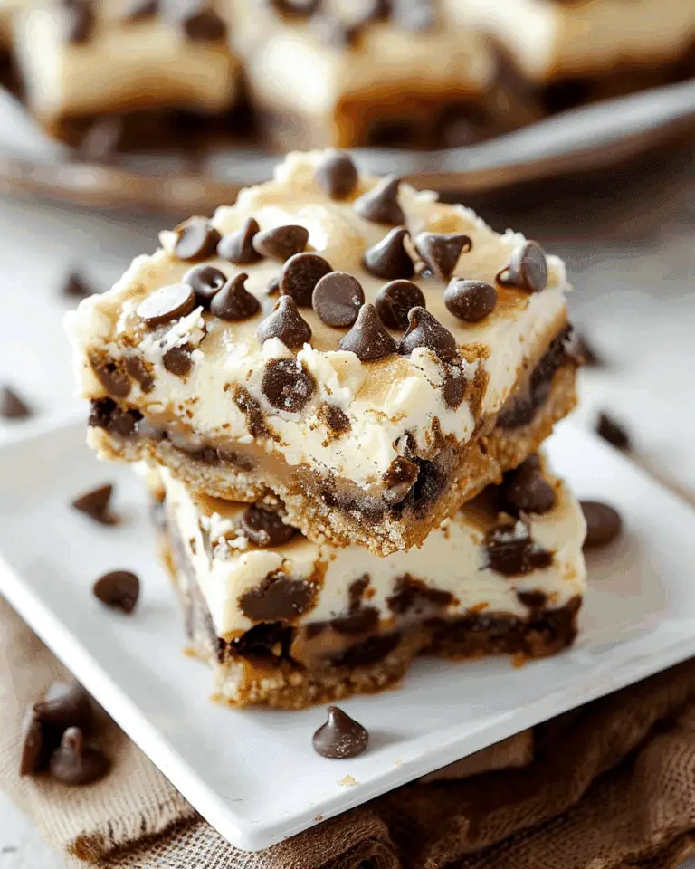 Cookie Dough Cheesecake Bars Recipe