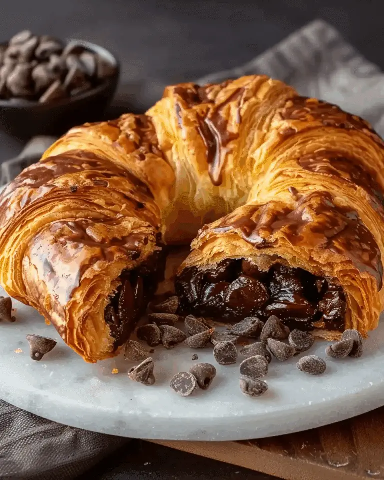 Decadent Chocolate Croissant Breakfast Bake