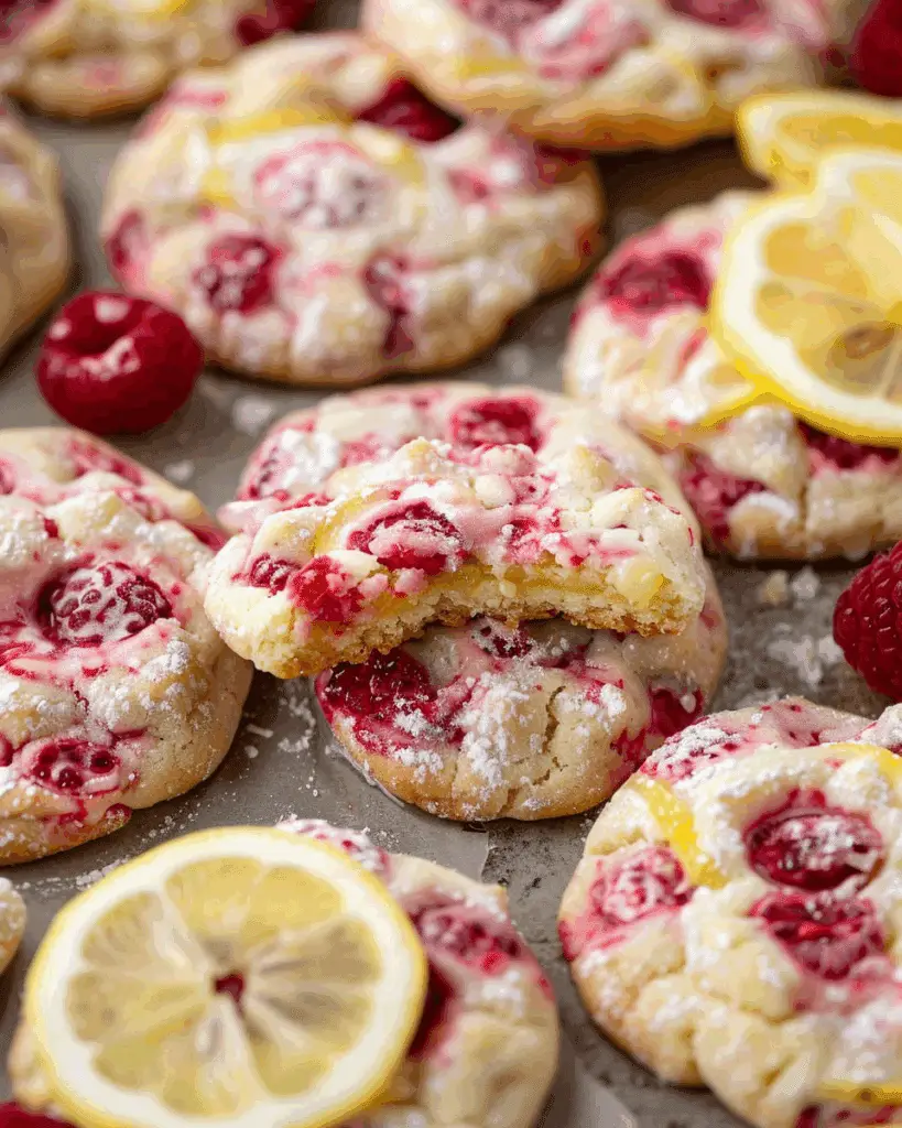 Lemon Raspberry Cookies