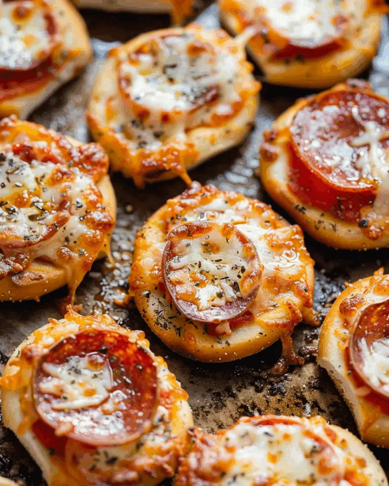 Homemade Pizza Bagel Bites