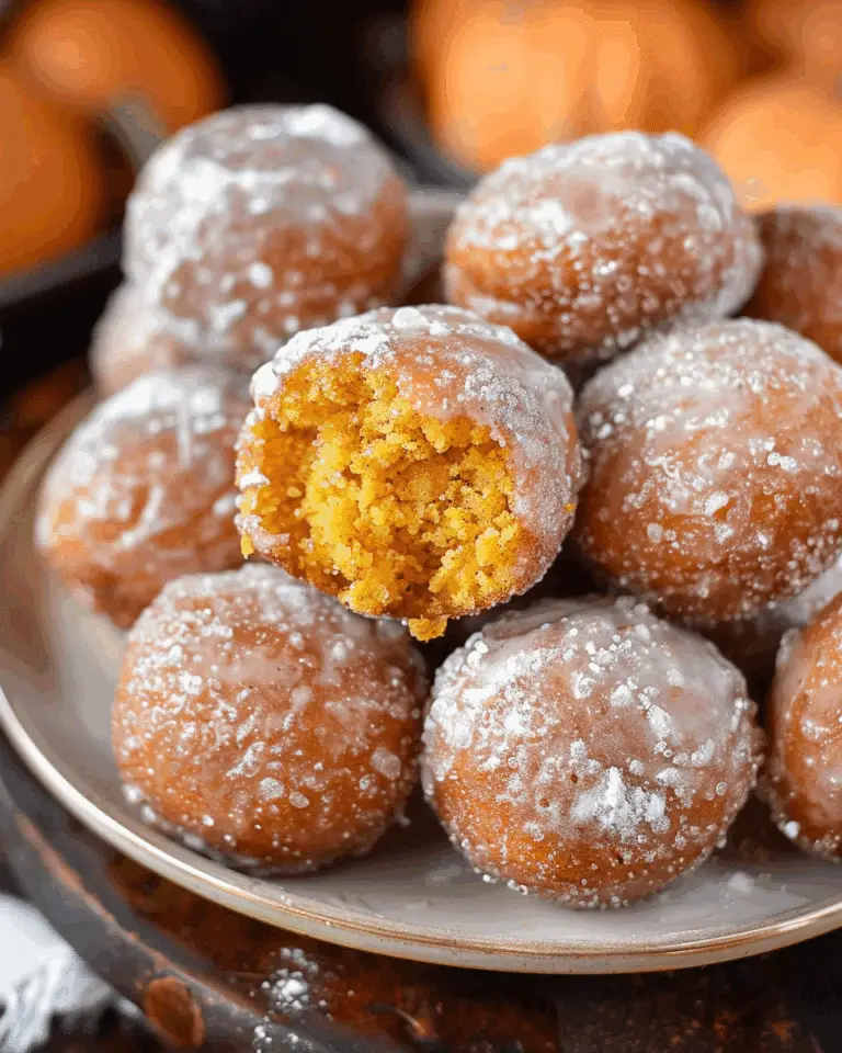 Pumpkin Donut Holes