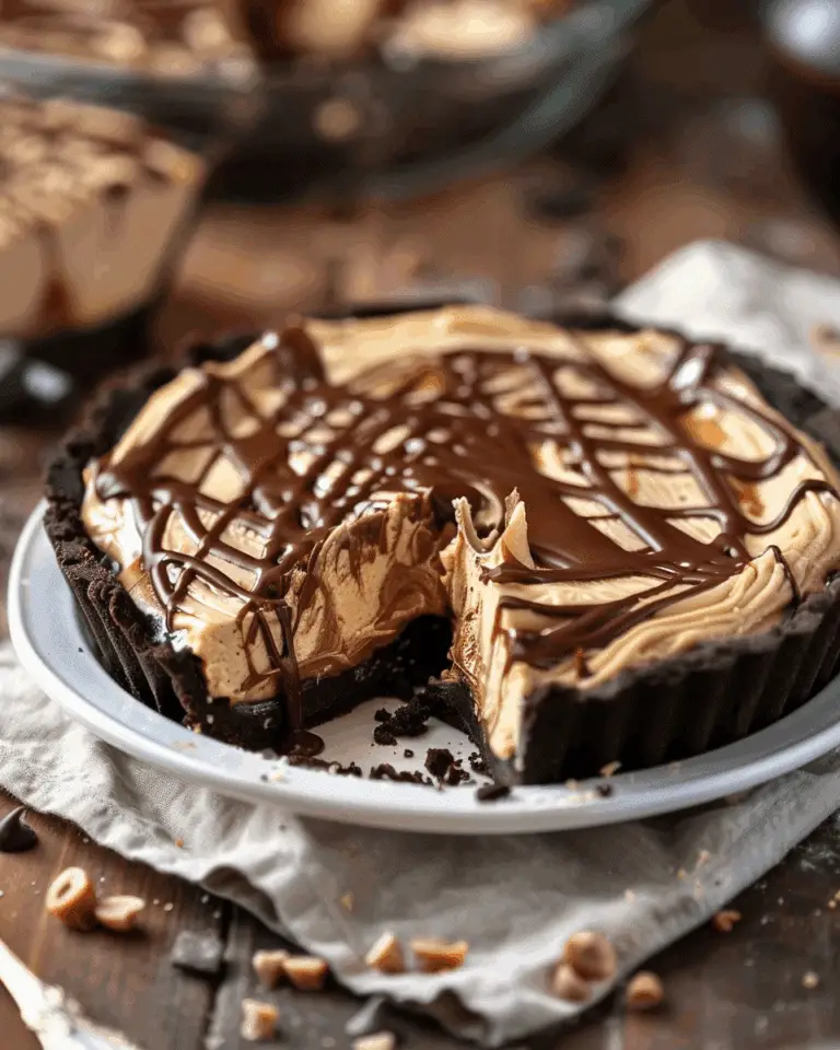 Decadent Chocolate Peanut Butter Swirl Pie