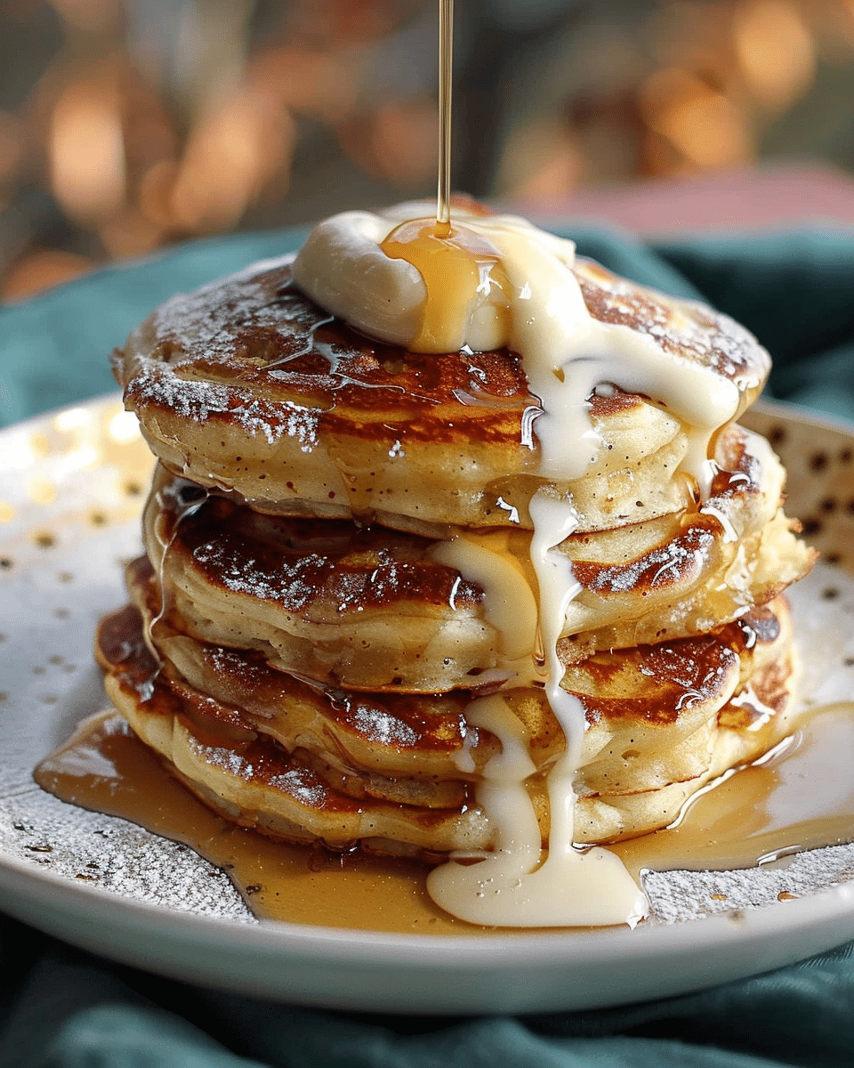 Cinnamon Roll Pancakes