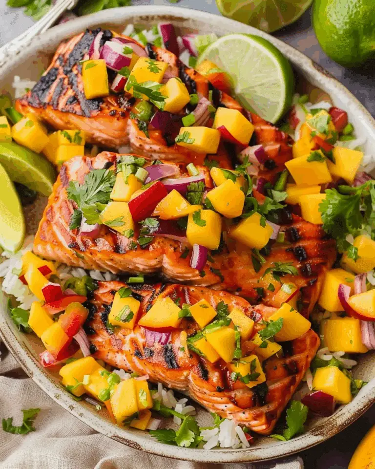 Salmon with Mango Salsa