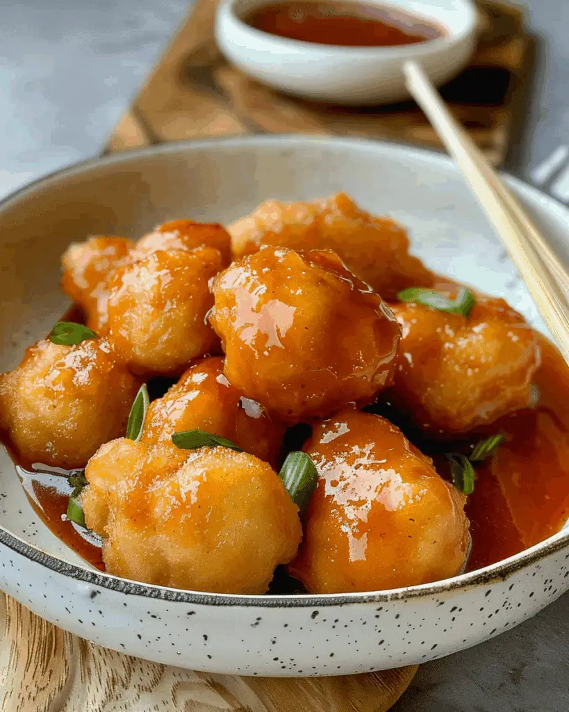 Chinese Chicken Balls with Sweet and Sour Sauce Recipe