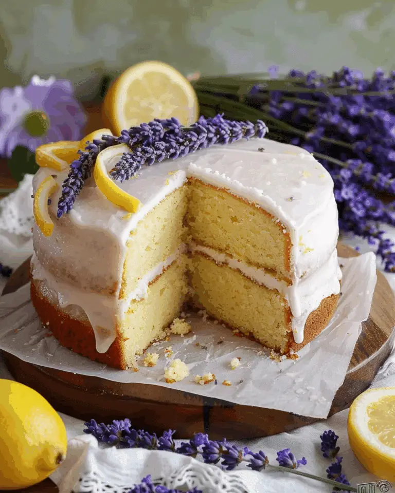 Lemon Lavender Cake