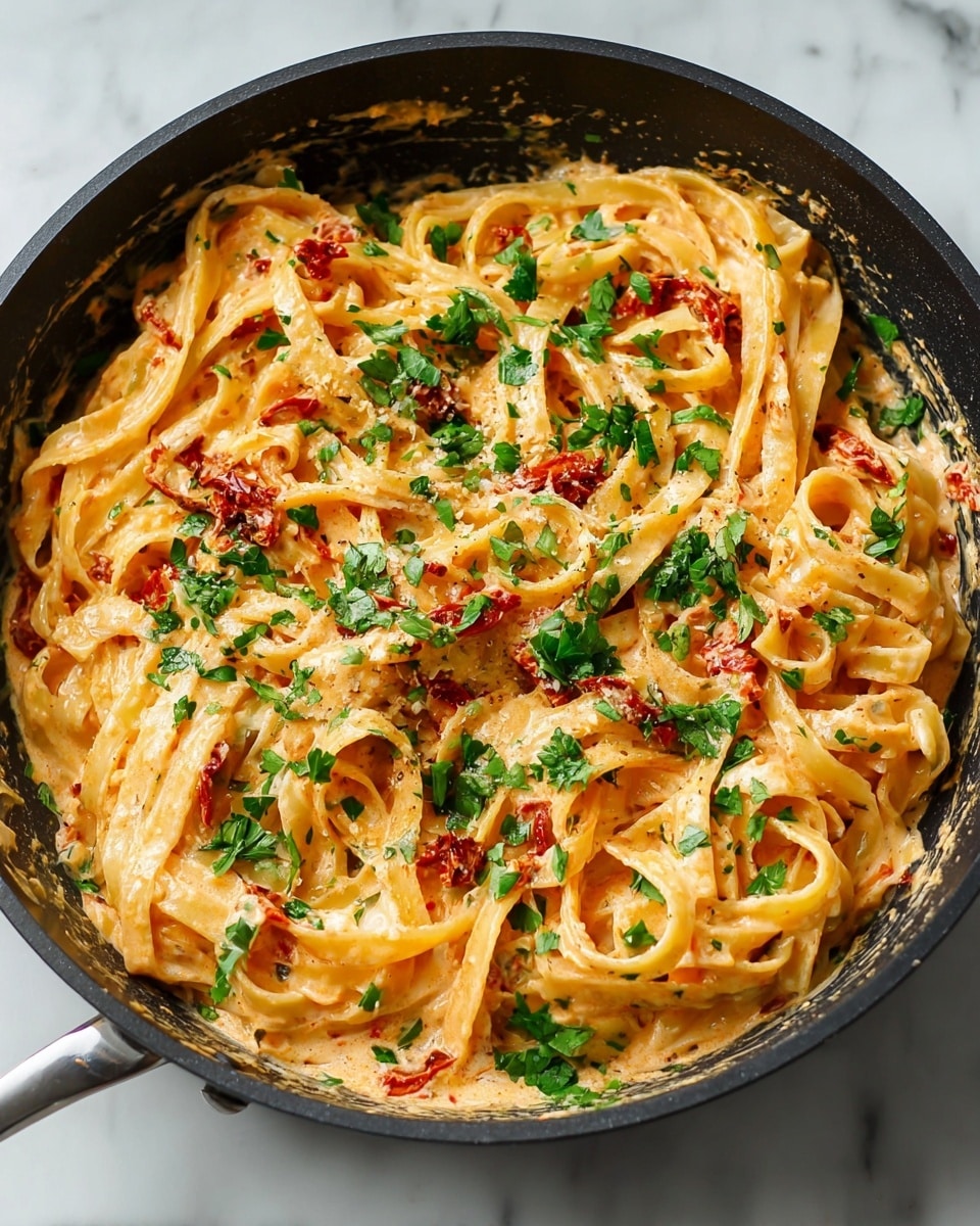 Creamy Vegan Fettuccine  - Recipe Image