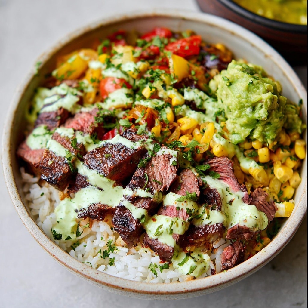 Mexicali Steak Burrito Bowls  - Recipe Image