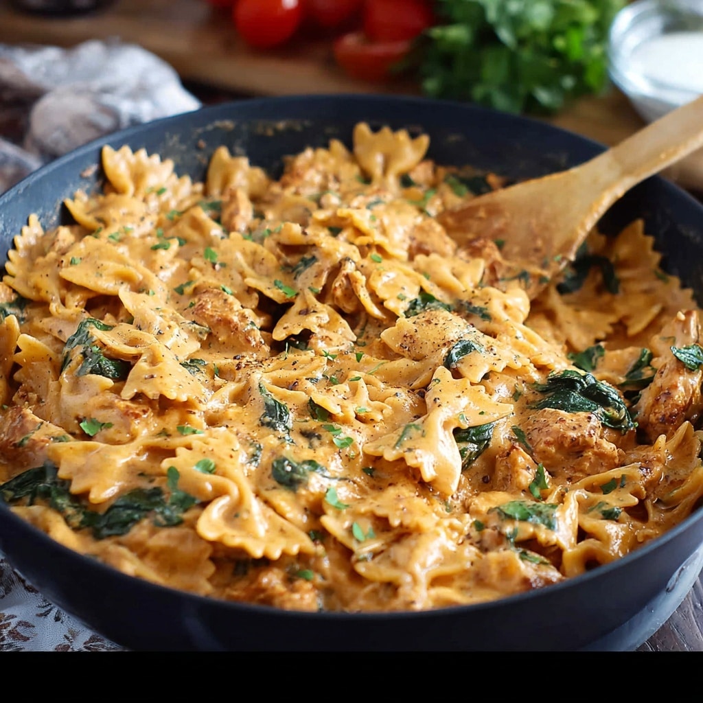 Creamy Tuscan Chicken with Pasta