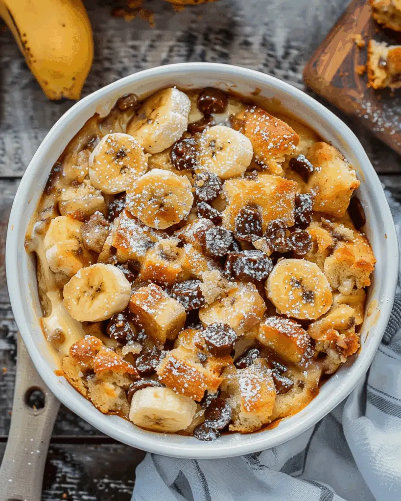 Banana Bread Pudding