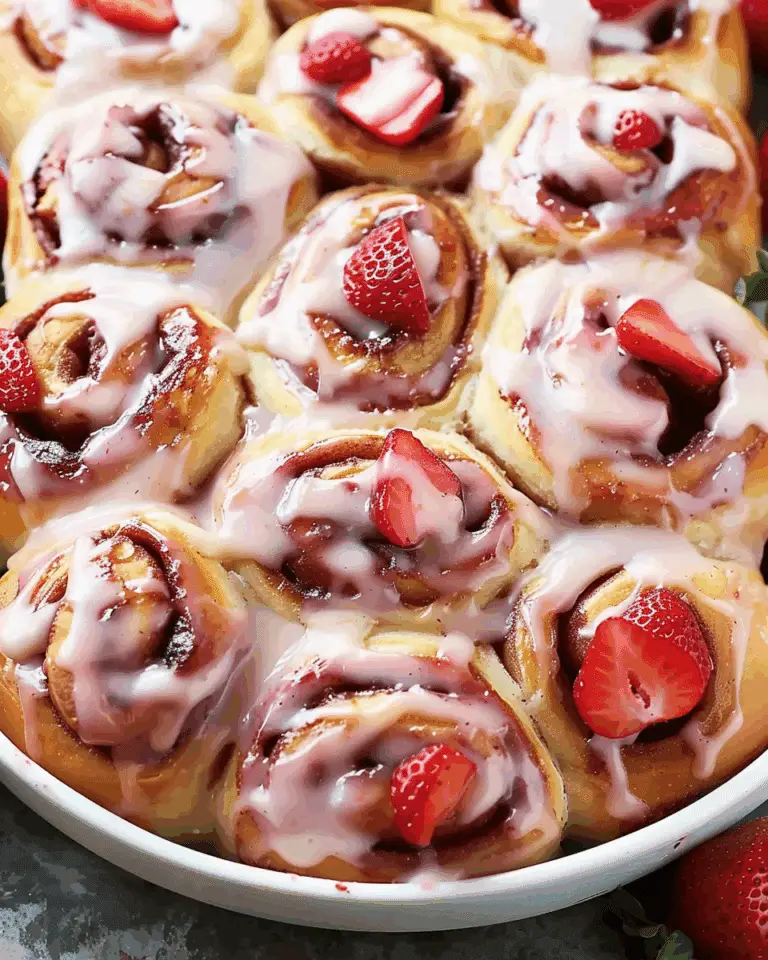 Strawberry Cinnamon Rolls