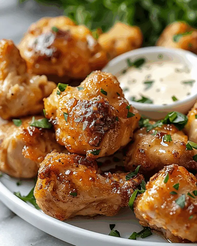 Garlic Butter Chicken Bites