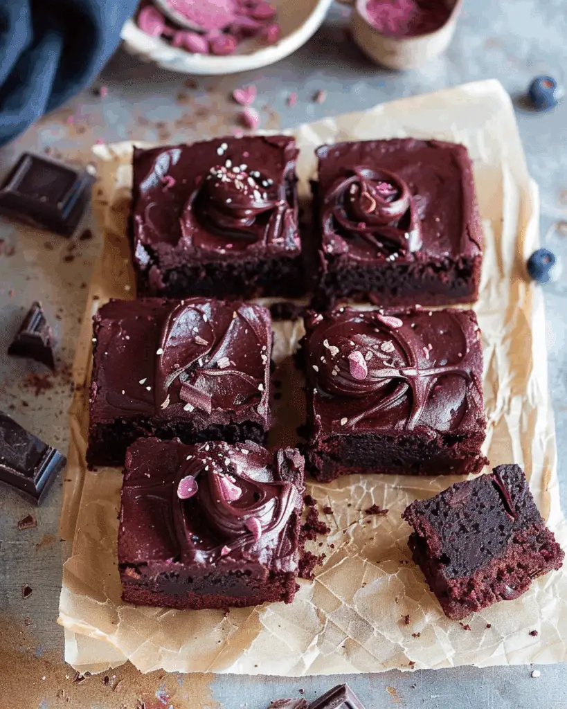 Beetroot Brownies with a Chocolate Avocado Frosting