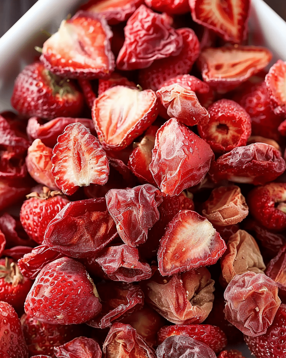 Oven Dried Strawberries