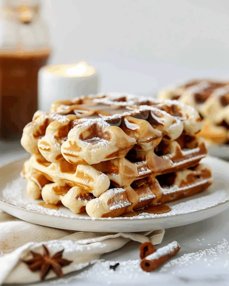 Cinnamon Roll Waffles