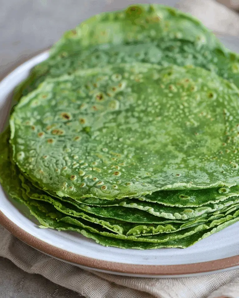 Healthy Spinach Tortillas