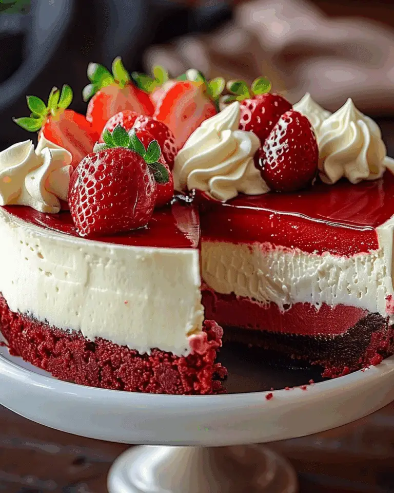 Strawberry Red Velvet Cheesecake