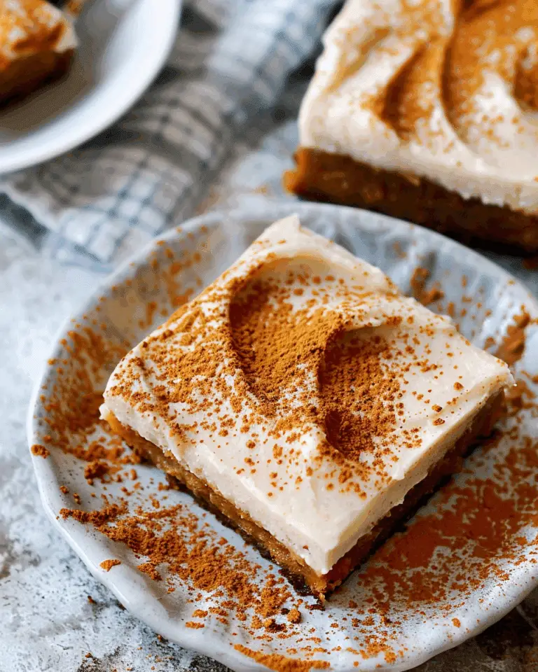 Pumpkin Bars with Brown Butter Frosting – 1 Bowl Magic