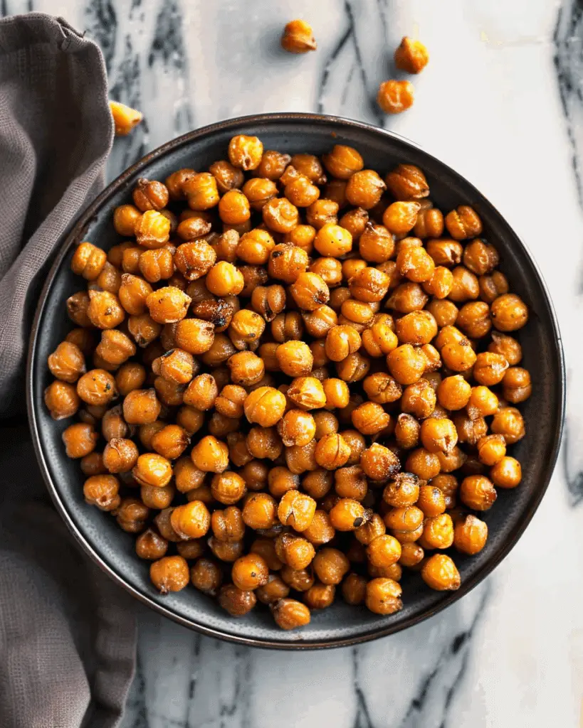 Sriracha Lime Roasted Chickpeas