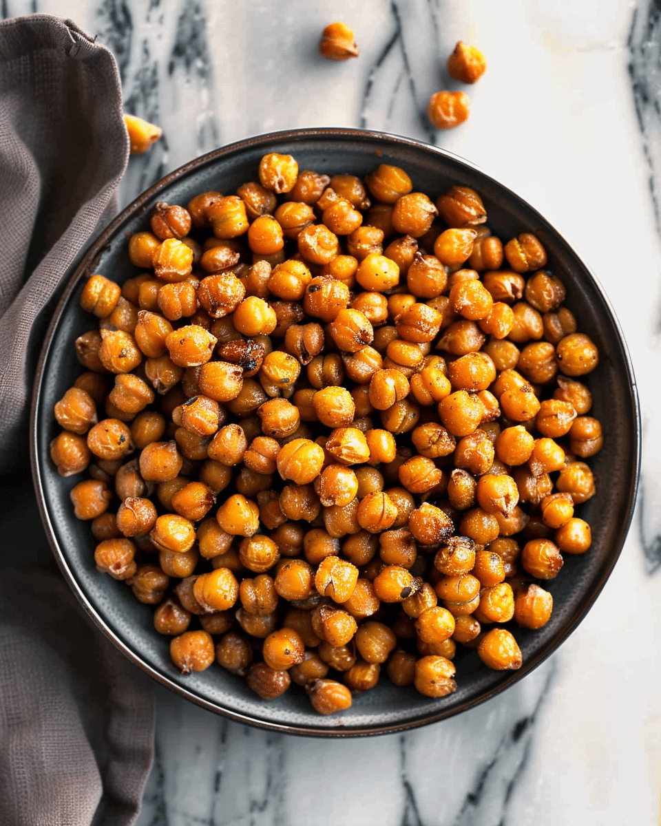 Sriracha Lime Roasted Chickpeas