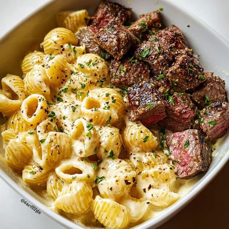Savory Steak Bites & Pasta