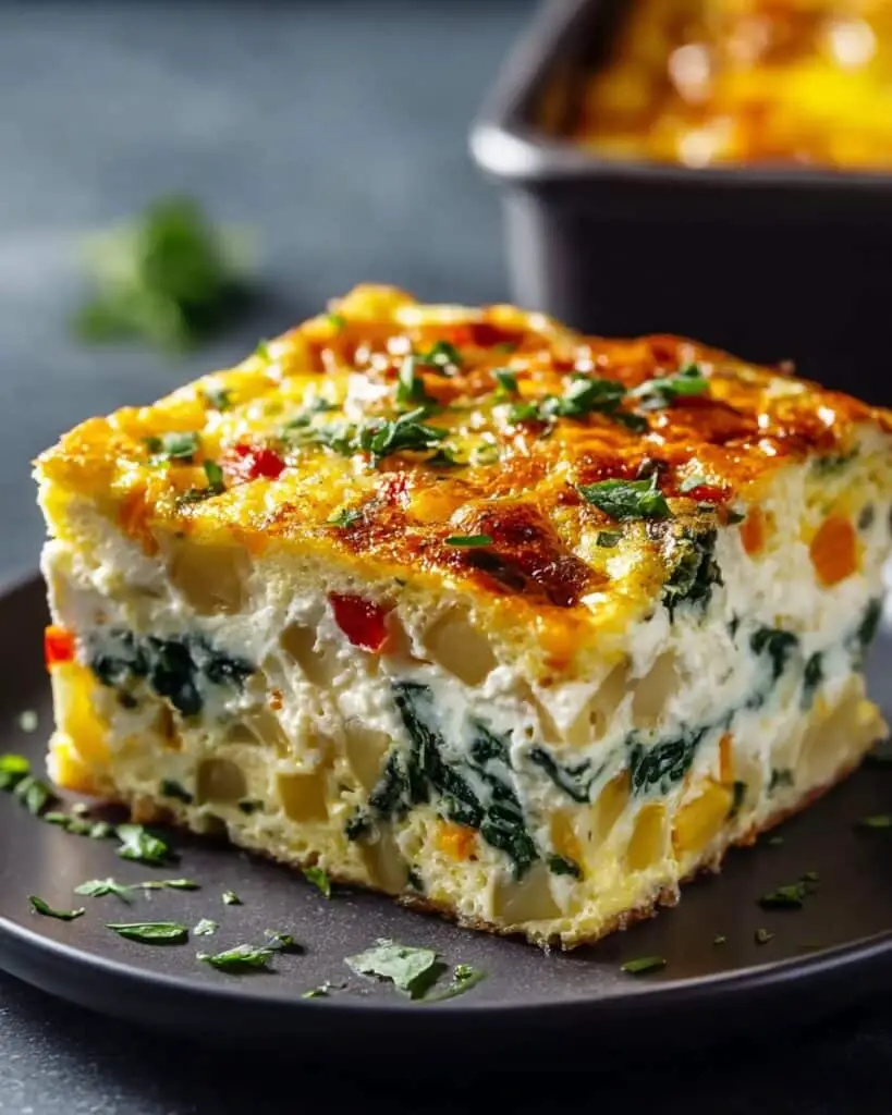 Cottage Cheese Egg Bake Casserole