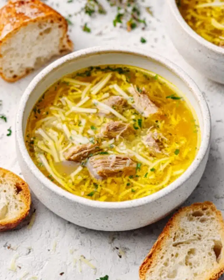 Chicken Meatball Noodle Soup Recipe