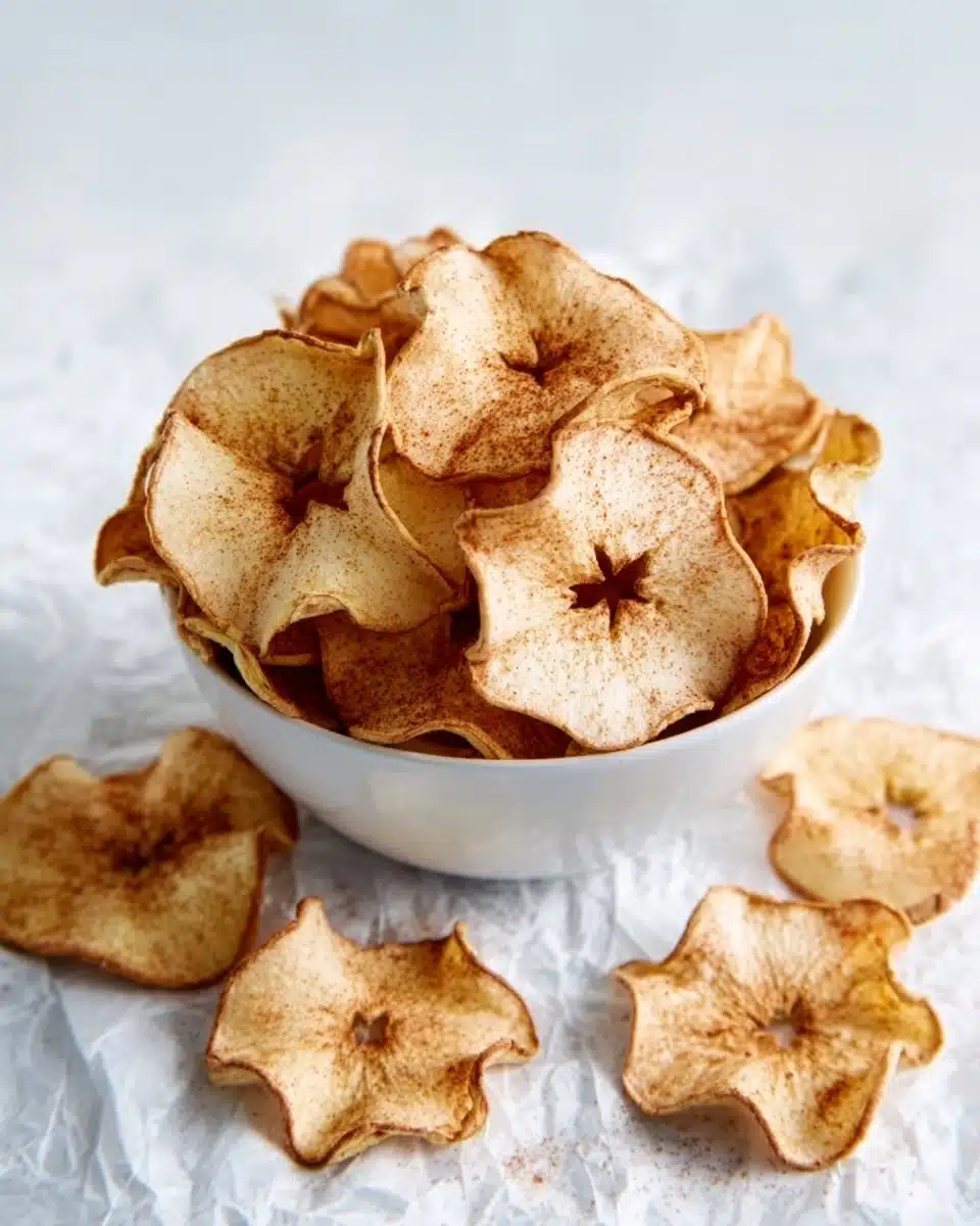 Baked Cinnamon Apple Chips Recipe - Recipe Image